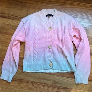 Joe's Jeans Pink and White Kids Sweater